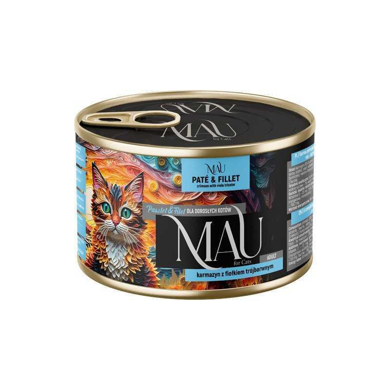 DOLINA NOTECI MAU Pate and Fillet Crimson with pansy - wet cat food - 185g