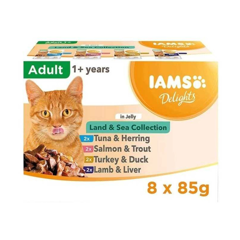 EUKANUBA Land &amp; Sea Collection in Jelly box - wet cat food - 8x85g
