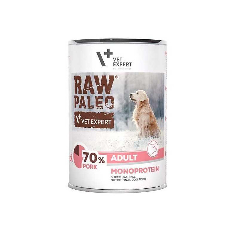 VETEXPERT Raw Paleo Adult Monoprotein Pork 400g