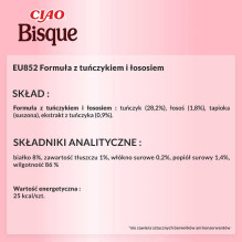 INABA INABA Hello Bisque tunas su lašiša - kačių skanėstai - 40g INABA INABA Hello Bisque tunas su lašiša - kačių skanėstai - 40g