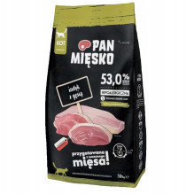 PAN MIĘSKO Pan Mięsko Turkey and goose dry cat food, crunchy, S 1.6kg