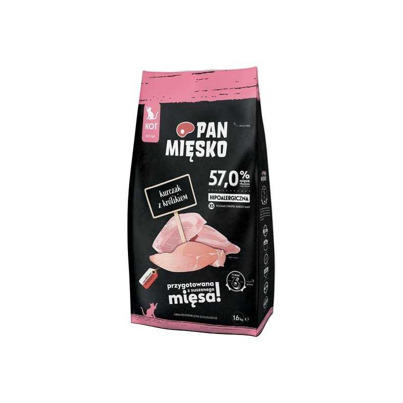 PAN MIĘSKO _7893148 Pan Mięsko Chicken with rabbit dry cat food crunchy X