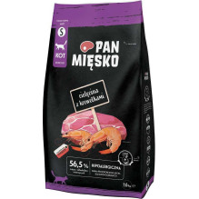 PAN MIĘSKO Pan Mięsko Veal with shrimps dry cat food crispy