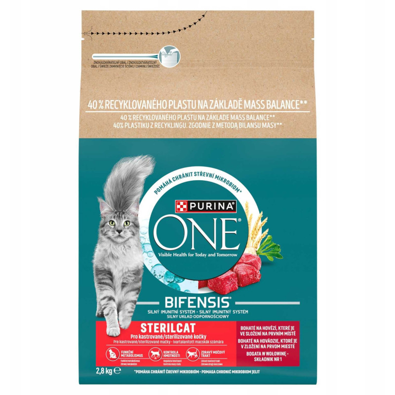 PURINA Purina ONE beef and wheat 2.8kg