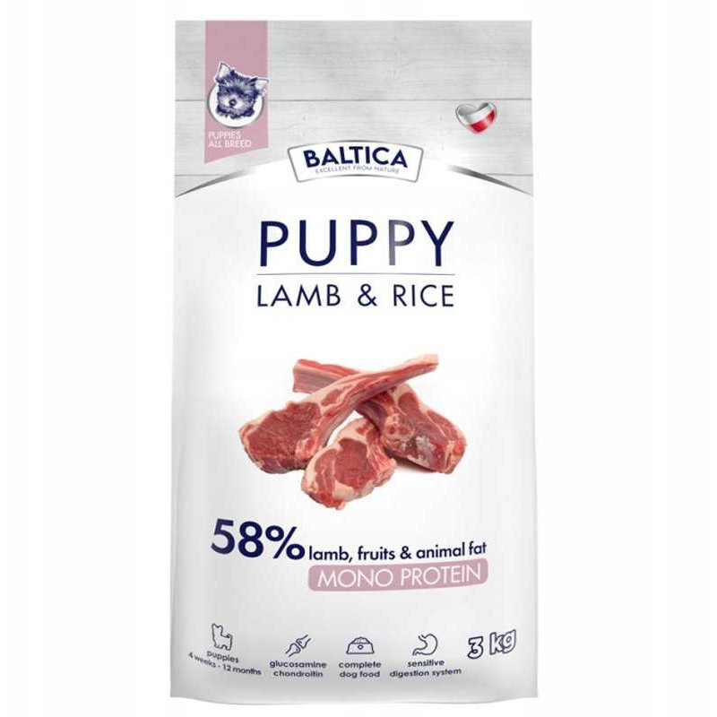 BALTICA Nutraceutic Puppy Lamb with rice Mono - dry dog food