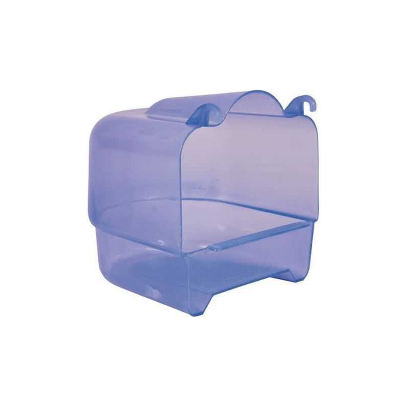 TRIXIE Trixie Bath container, 15×16×17 cm, blue / transparent