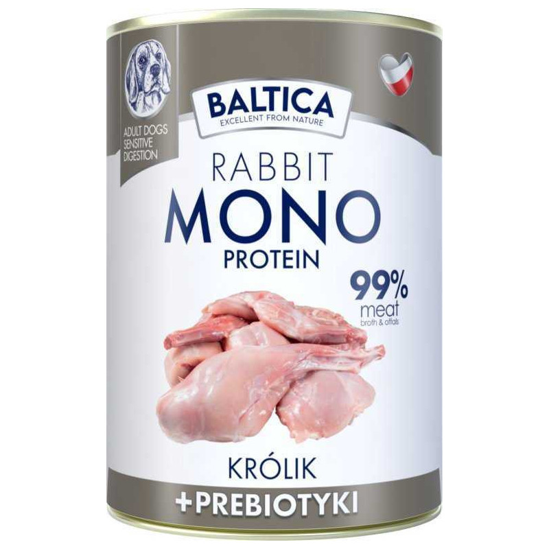 BALTICA Nutraceutic Monoprotein Rabbit with prebiotics - wet