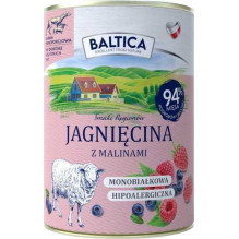 BALTICA Smaki regionów Lamb with raspberries - wet dog food -