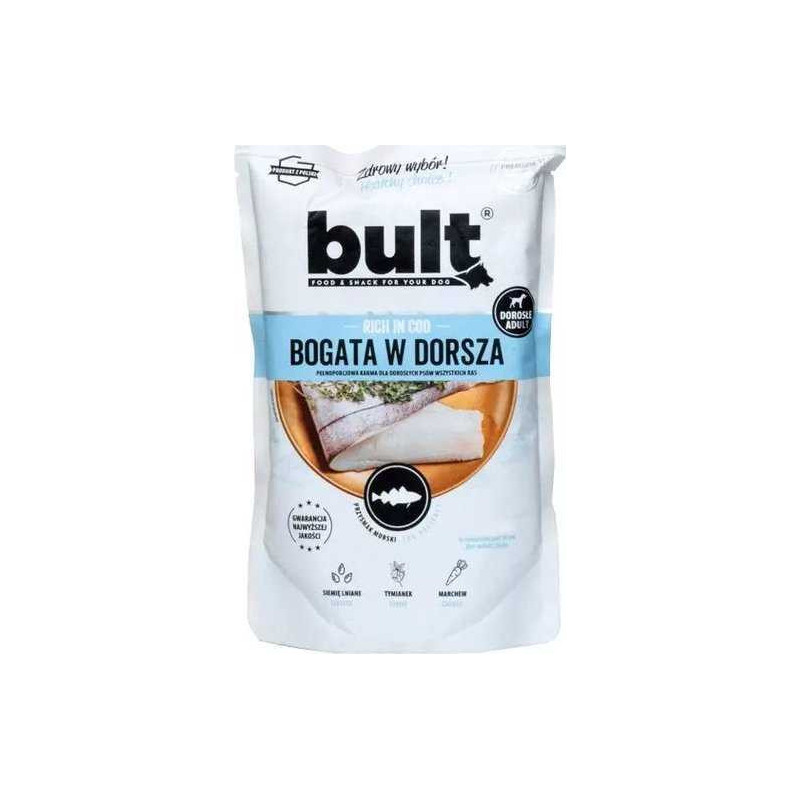BULT Rich in cod - wet dog food - 500g