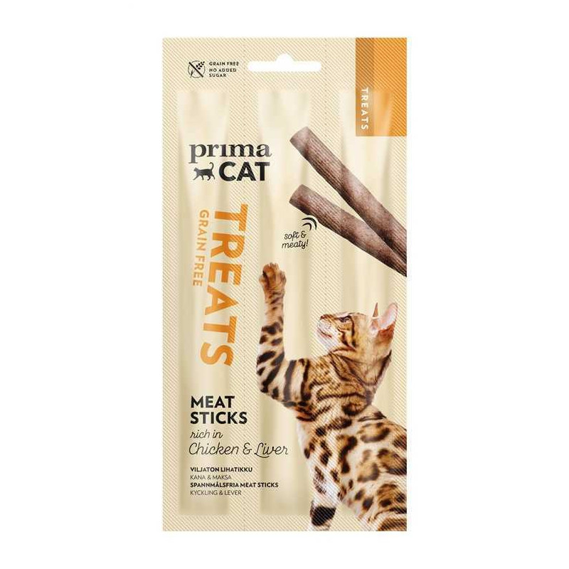 PRIMA PRIMACAT MEAT STICK CHICKEN-LIVER 15G