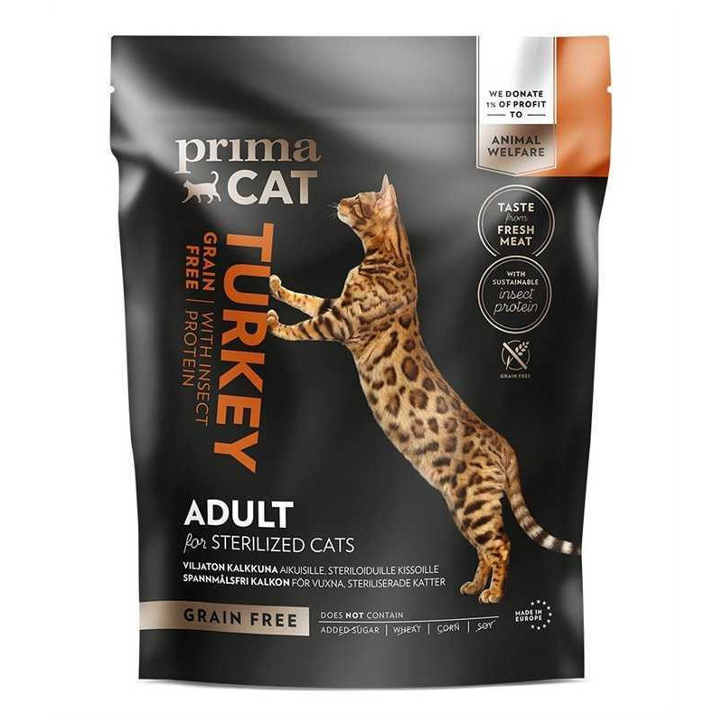 PRIMA PRIMACAT GRAIN FREE TURKEY 400 G