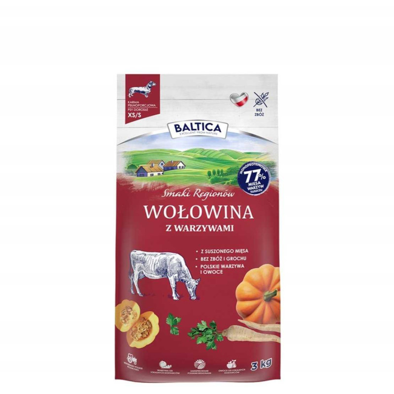 BALTICA Flavours of regions Beef with vegetables Small breeds