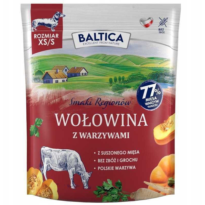 BALTICA Smaki regionów Beef with vegetables Small breeds Mono
