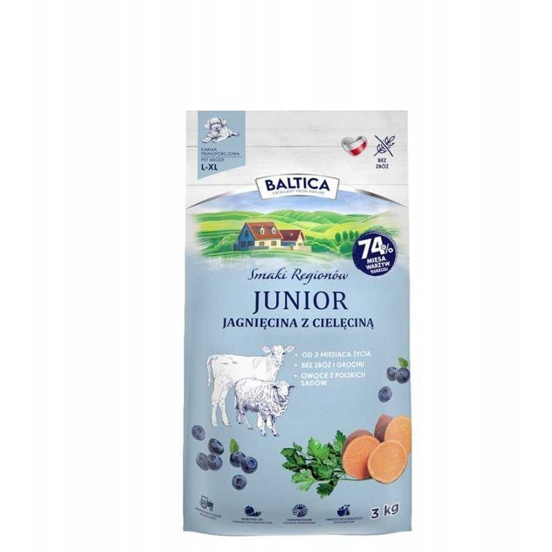 BALTICA Flavours of regions Junior Lamb with veal - dry dog f