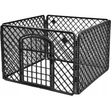 Leobert FOLDED PET CAGE 90 x 90 x 60cm Black