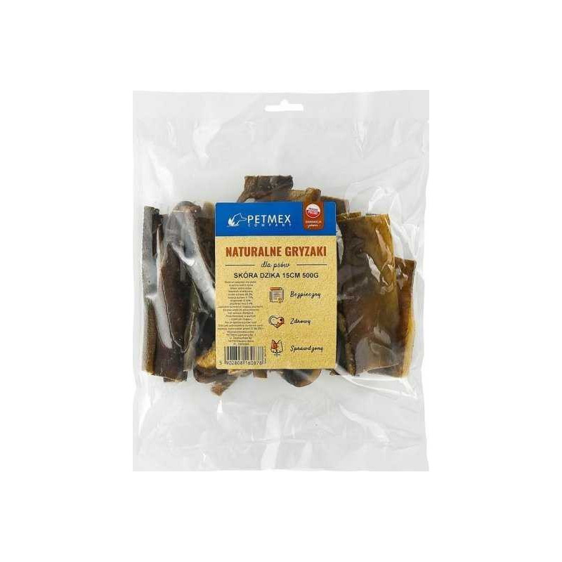 PETMEX PETMEX Wild boar skin - dog treat - 500g