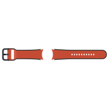 ET-STR90SRE Samsung Galaxy Watch 4 / 4 Classic / 5 / 5 Pro Dvoubarevný Sportovní Remínek 20mm S / M Red