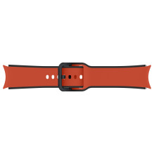 ET-STR90SRE Samsung Galaxy Watch 4 / 4 Classic / 5 / 5 Pro Dvoubarevný Sportovní Remínek 20mm S / M Red