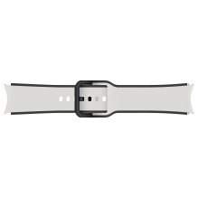 Samsung Dvispalvis sportinis dirželis 20mm, S / M ET-STR90 Smėlio pilkos spalvos, skirtas „Galaxy Watch4 “ arba naujesni Samsung Dvispalvis sportinis dirželis 20mm, S / M ET-STR90 Smėlio pilkos spalvos, skirtas „Galaxy Watch4 “ arba naujesni