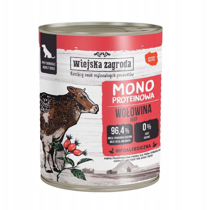wiejska zagroda Wiejska Zagroda Mono-protein with beef 800g