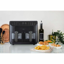 Medion MD 11760 Life P20 XXL dual-zone hot air fryer 8.7 l, Black
