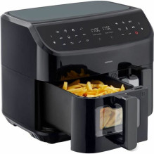 Medion MD 11760 Life P20 XXL dviejų zonų karšto oro gruzdintuvė 8,7 l, juoda