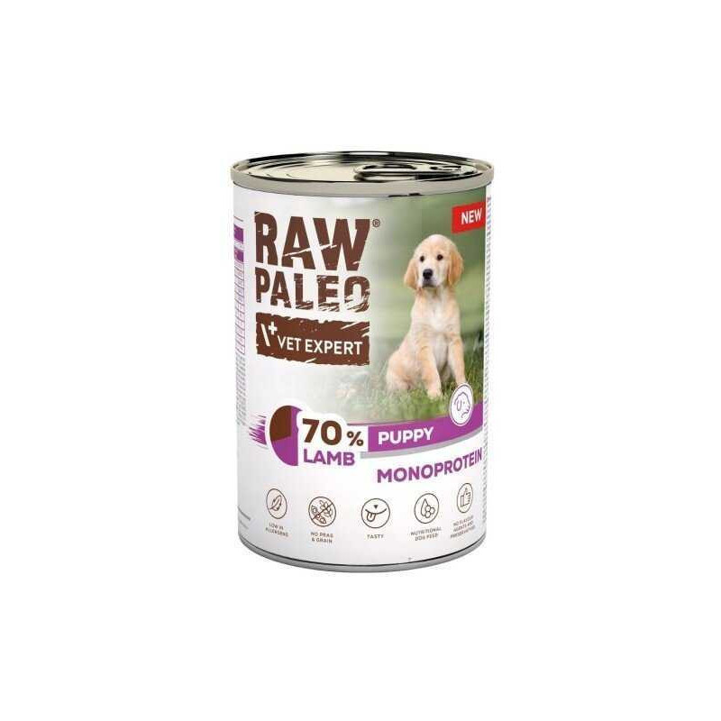 VETEXPERT VETEXPERT Raw Paleo Lamb puppy- wet dog food - 400g