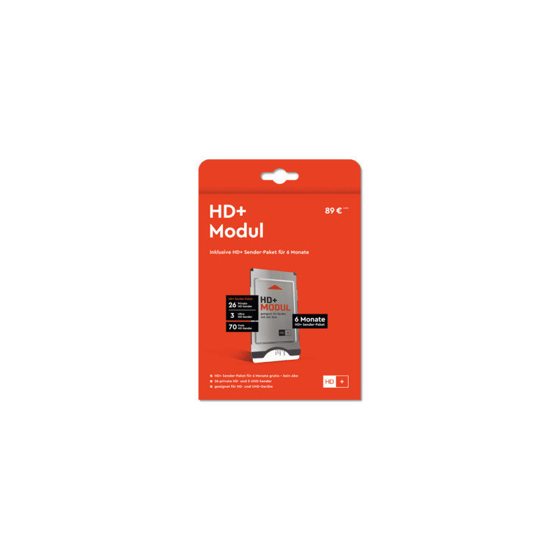 HD plus HD+ modulis su 6 mėn. HD+ kanalų paketu