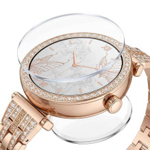 Stelio STSWL102GD LUSSO GEM AI Womens Smartwatch + YES Bracelet, Gold