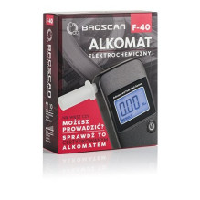 BACscan F-40 alcohol tester 0 - 4% Grey BACscan F-40 alcohol tester 0 - 4% Grey