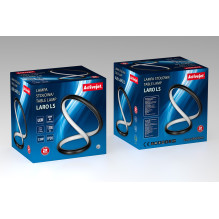 LED Stalo Lempa - Activejet AJE-LARO 13W Šiuolaikinė Juoda LED Stalo Lempa - Activejet AJE-LARO 13W Šiuolaikinė Juoda