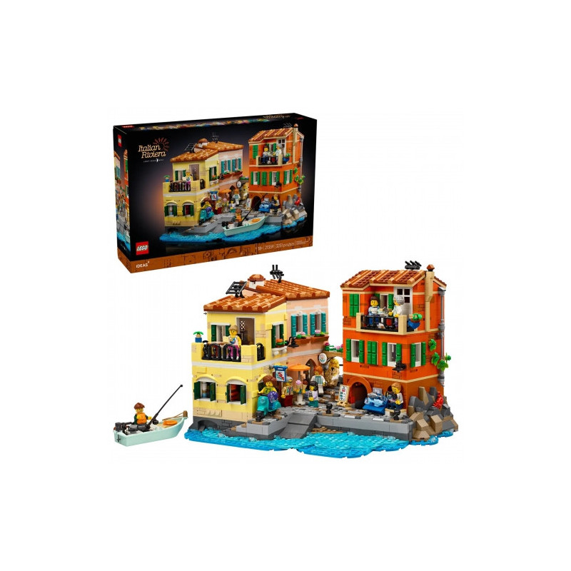 Constructor - LEGO IDEAS 21359 Italian Riviera 3251 Pieces 10 Mini Figures
