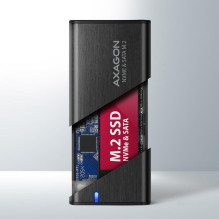 SSD ACC ENCLOSURE M.2 NVME / SATA USB-C EEM2-SB2 AXAGON SSD ACC ENCLOSURE M.2 NVME / SATA USB-C EEM2-SB2 AXAGON