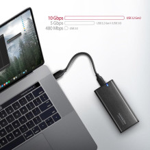 SSD ACC ENCLOSURE M.2 NVME / SATA USB-C EEM2-SB2 AXAGON SSD ACC ENCLOSURE M.2 NVME / SATA USB-C EEM2-SB2 AXAGON