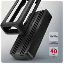 SSD ACC ENCLOSURE M.2 NVME / USB-C EEM2-40G AXAGON