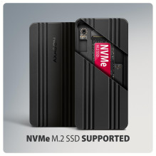 SSD ACC ENCLOSURE M.2 NVME / USB-C EEM2-40G AXAGON