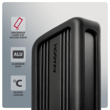 SSD ACC ENCLOSURE M.2 NVME / USB-C EEM2-40G AXAGON