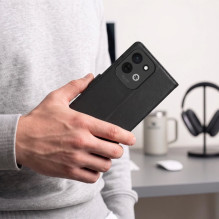 Dėklas Tech-Protect Wallet Xiaomi 17 4G / 5G juodas