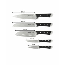 Tefal Ice Force 5 plyšių medinis blokelis su 5 peiliais Tefal Ice Force 5 plyšių medinis blokelis su 5 peiliais