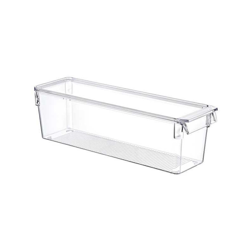 EMHOUSE Beverage Organizer for Fridge 10x36x10cm 2.9L