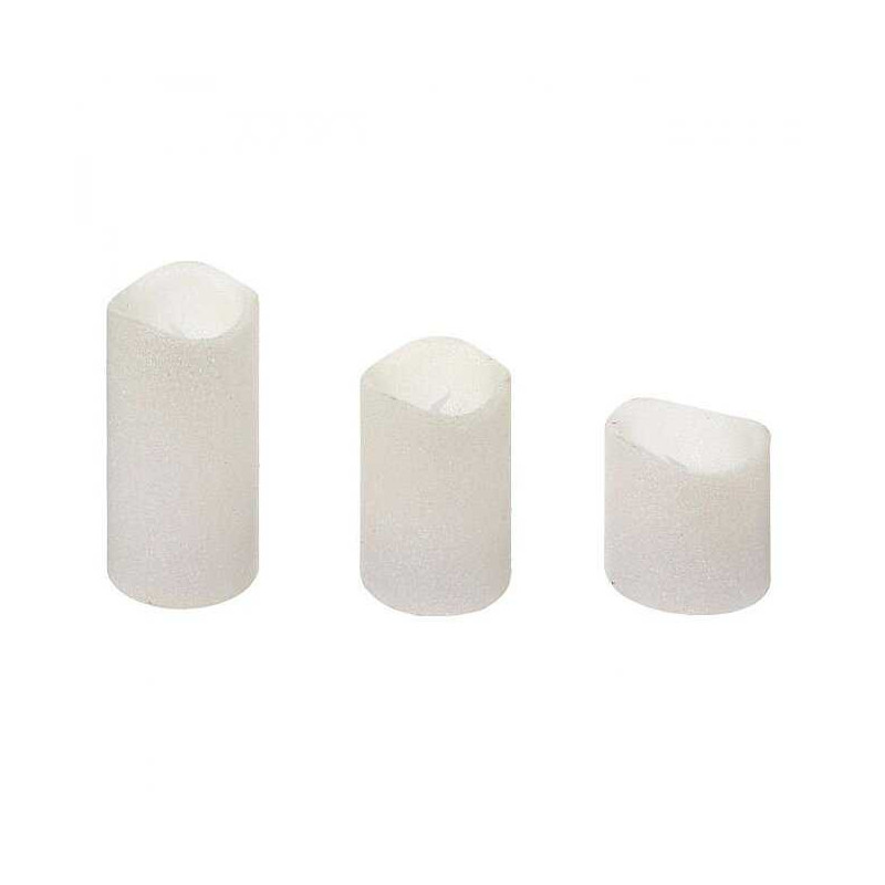 ATMOSPHERA Candles LED Paillettes white 10cm