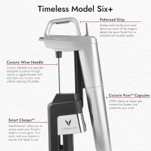 CORAVIN Timeless Six+ Wine Preservation System - Silver CORAVIN Timeless Six+ Wine Preservation System - Silver