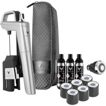 CORAVIN Timeless Six+ vyno konservavimo sistema – sidabrinė CORAVIN Timeless Six+ vyno konservavimo sistema – sidabrinė