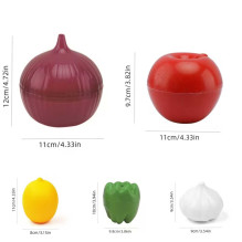 Riff Šviežių produktų laikymo dėžutės ( 5pcs ) Riff Šviežių produktų laikymo dėžutės ( 5pcs )