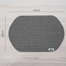 VILSTO Heat resistant table mats (4pcs) Grey VILSTO Heat resistant table mats (4pcs) Grey