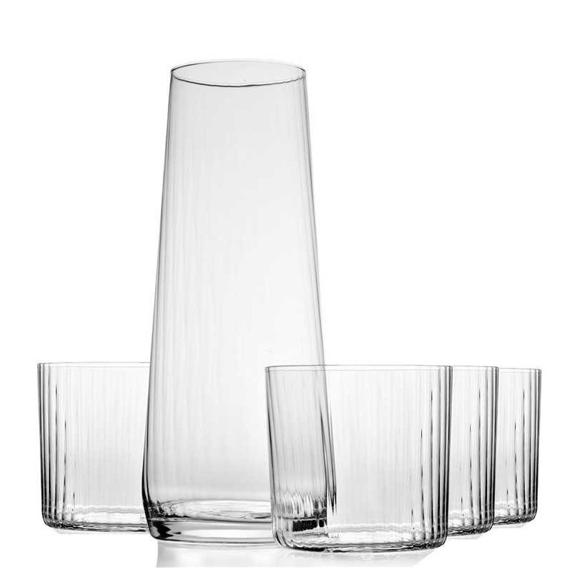KROSNO SET TUMBLERS 350ML JUG 1.2L AG LUMI 5PCS