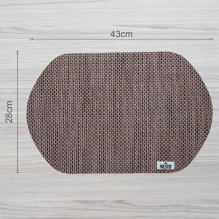 VILSTO Heat resistant table mats (4pcs) Brown VILSTO Heat resistant table mats (4pcs) Brown