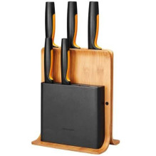 Fiskars Fiskars 1057552 peilių blokelis Peilių blokelis su plyšiu Bambukas, plastikas, nerūdijantis plienas