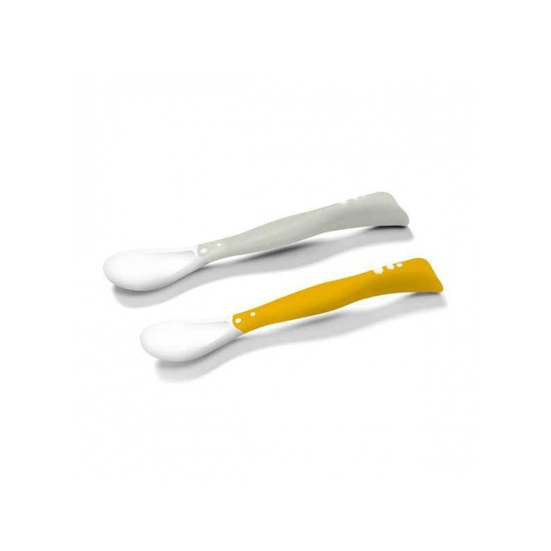 BabyOno BabyOno 1066 / 05 PLASTIC SPOONS FOR BABY 2 PCS