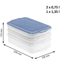 ROTHO Rondo Horizon Blue 2 x 0.75L / 1 x 1.35L ROTHO Rondo Horizon Blue 2 x 0.75L / 1 x 1.35L